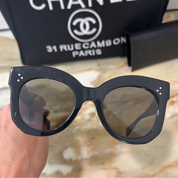 CELINE Black Sunglasses ?️ triple dots main image 6
